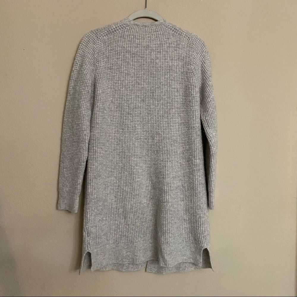 Madewell Gray Backstage Cardigan Sweater Merino Wool Alpaca Size XS Soft - Picture 2 of 14